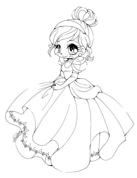 chibi girl coloring pages  getdrawings