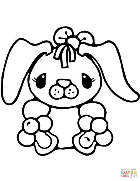 rabbit coloring pages sketch coloring page