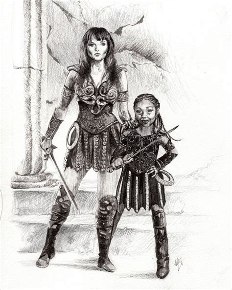 xena warrior princess commission — melissa shultz jones warrior