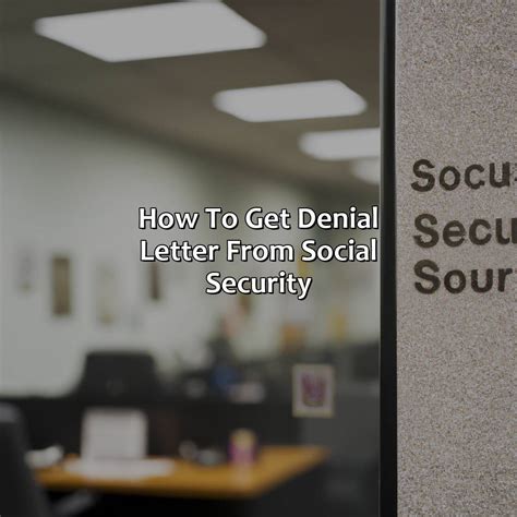 denial letter  social security retire gen