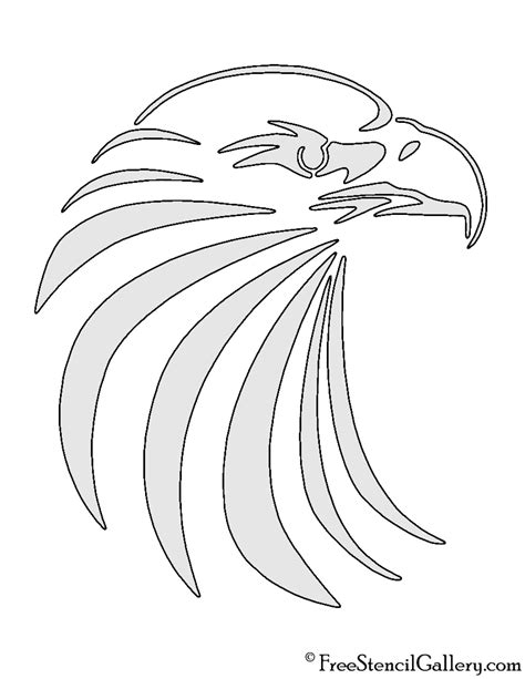 eagle head stencil  stencil gallery