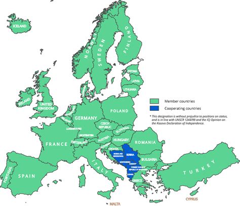 countries  eionet european environment agency