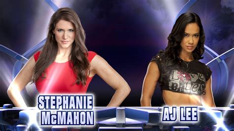 stephanie mcmahon vs aj lee fantasy match up youtube