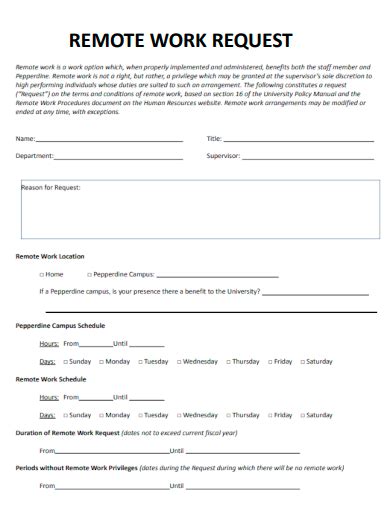 request  remote work samples