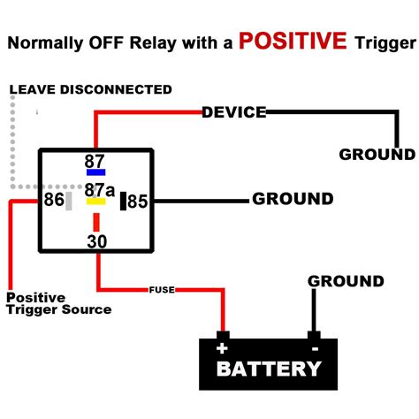 wiring diagram   amp relay