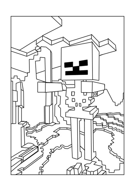 minecraft coloring pages  kids home family style  art