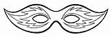 Carnaval Mascaras Imprimir Colorir Máscaras Máscara Myify Recortar Masculina sketch template