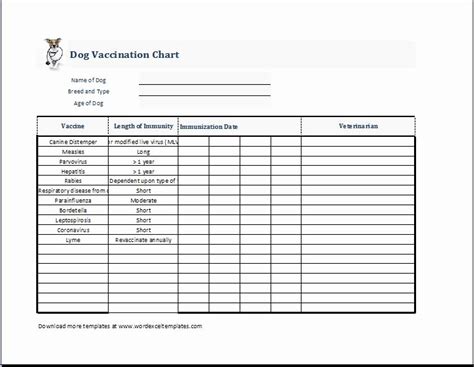 dog vaccination certificate template dannybarrantes template