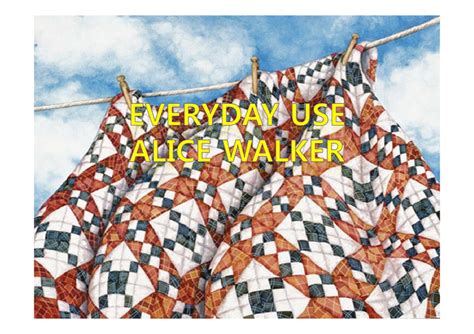 everyday  alice walker