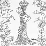 Coloring Pages Jamaica Africanos Paint Jamaican African Sheets Arte Para Colorir Colouring Africanas Desenho Africa Adults Negra Afro Microsoft Africano sketch template