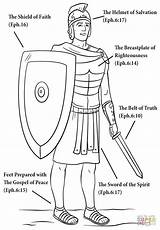 Armadura Armour Supercoloring Imprimir Salvation Michele Ephesians Truth Getdrawings sketch template