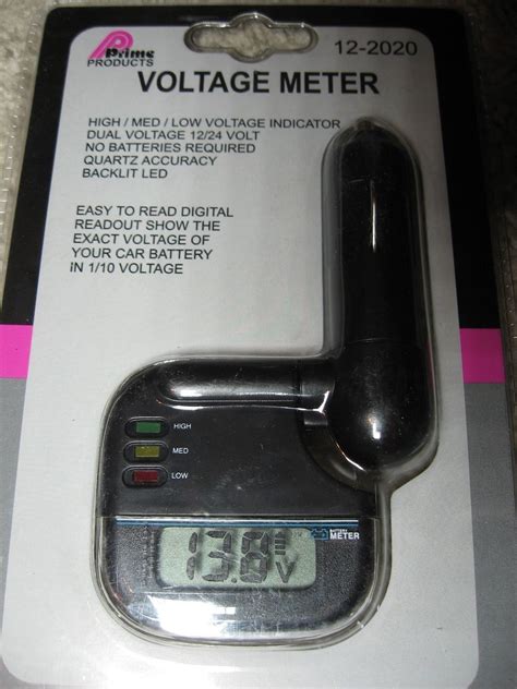 prime products voltage meter   clancy outdoors
