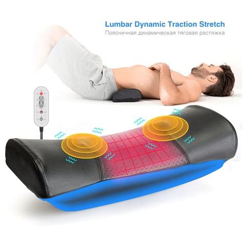 Electric Waist Massager Lumbar Spine Traction Device Back Heating