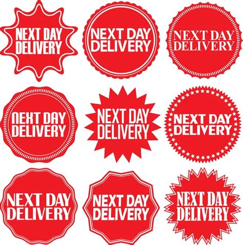 product signs set  product sticker set vector illustration