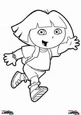 Dora Explorer Kleurplaten sketch template