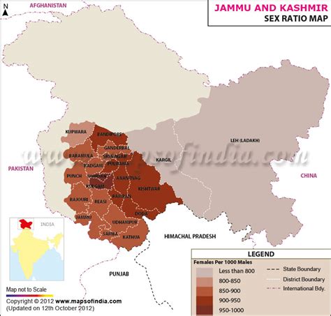Jammu And Kashmir Sex Ratio Census 2011