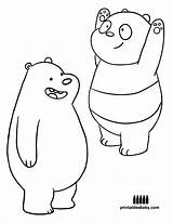 Bears Bare Coloring Bear Pages Baby Cartoon Printables Choose Board นท sketch template
