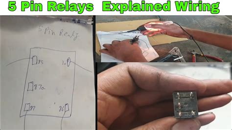 pin relays explained wiring working diagram  practical pin relay wir lagany ka tarika