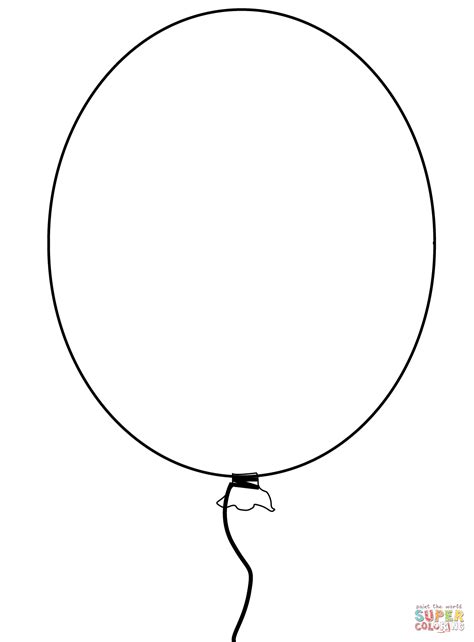 balloon coloring page  printable coloring pages