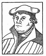 Luther Reformation sketch template
