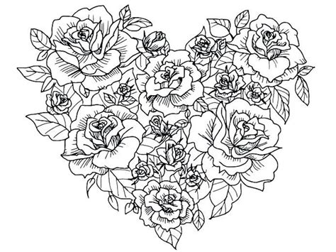 gorgeous rose coloring pages  kids  adults