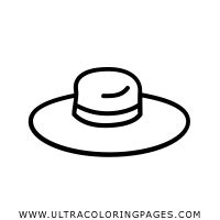 sun hat coloring page ultra coloring pages