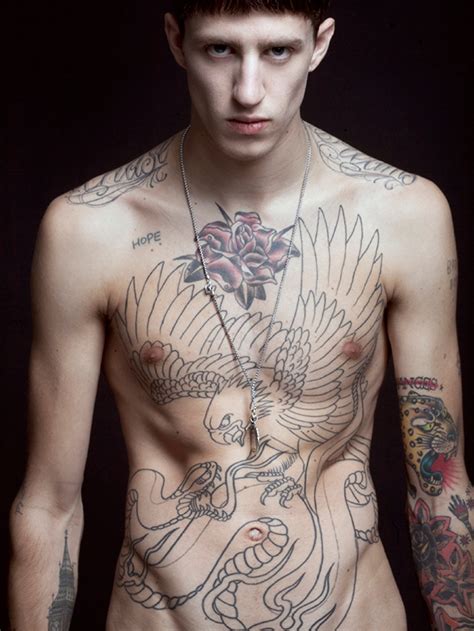 male models with tattoos