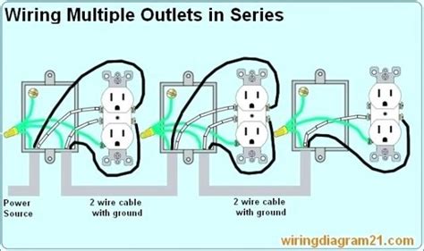 wiring multiple outlets  series