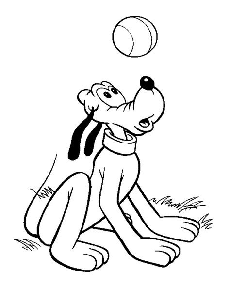 coloring pages  baby pluto