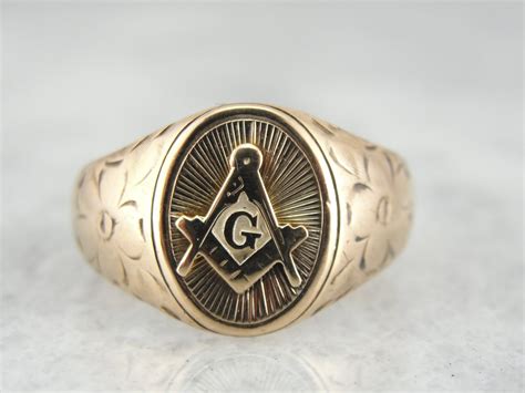vintage masonic ring