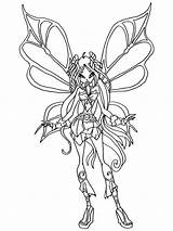 Winx Pages Coloring Layla Club Leila sketch template