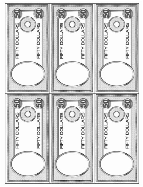 editable play money template   money activities games