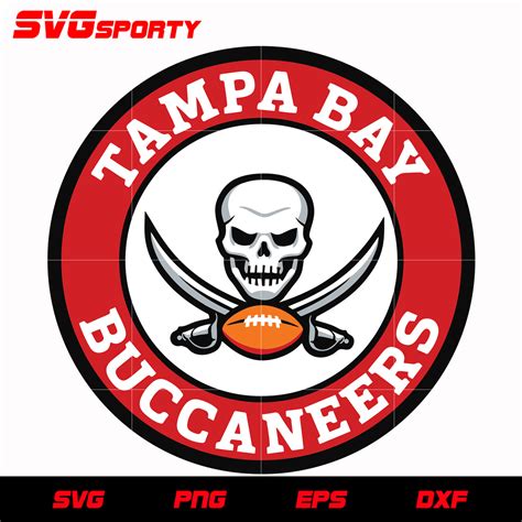 tampa bay buccaneers circle logo  svg nfl svg eps dxf png digita svg sporty
