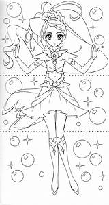 Coloring Pages Precure Princess Sailor Moon Choose Board Glitter Printable Force sketch template