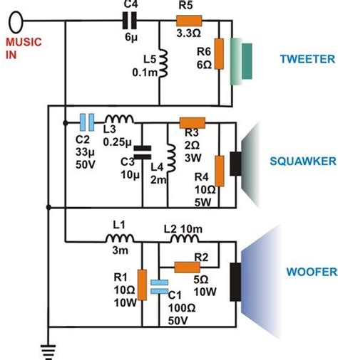 speaker crossover wiring diagram katy wiring