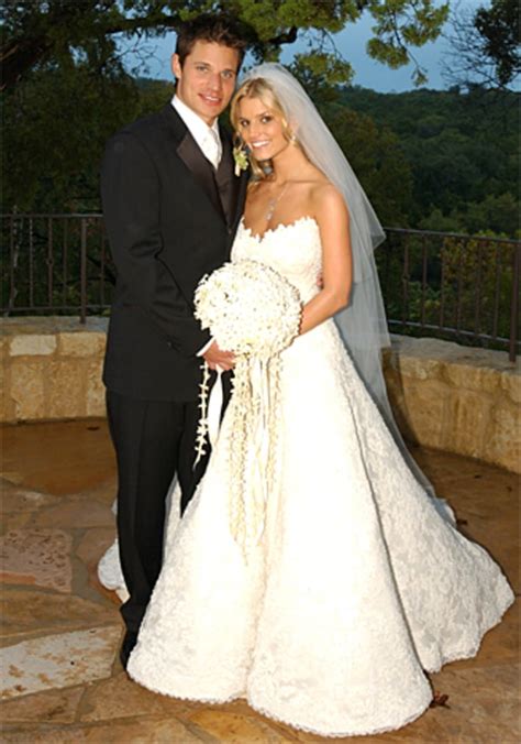 jessica simpson stars who wore vera wang wedding gowns us weekly