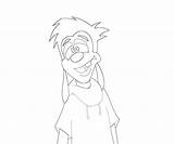 Goof Coloring sketch template