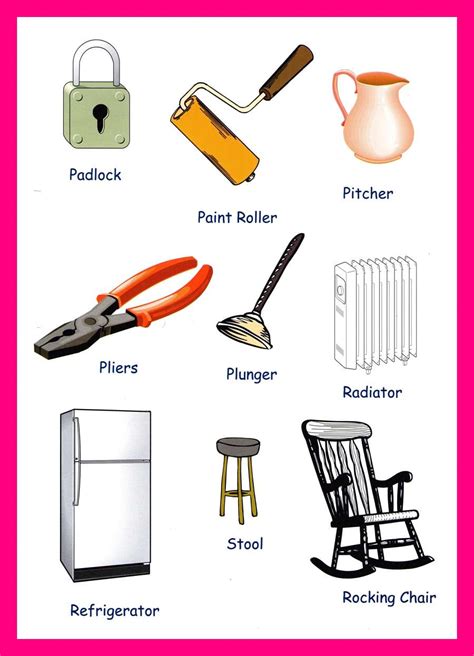 household   english clip art library
