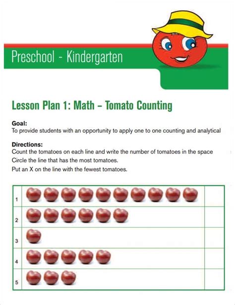 sample preschool lesson plan templates sample templates