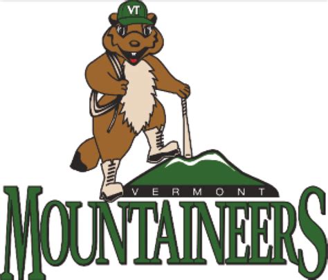vermont mountaineers logo alternate logo  england collegiate baseball league necbl
