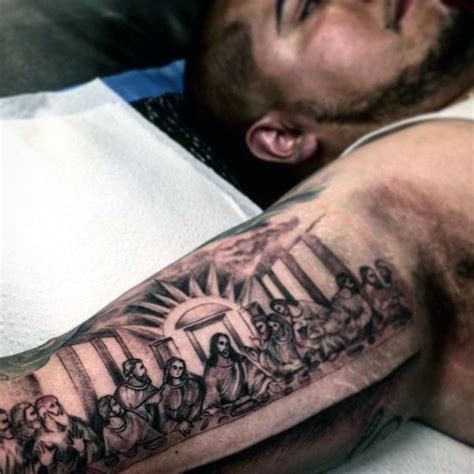 100 Inner Bicep Tattoo Designs For Men - Manly Ink Ideas | Tattoo