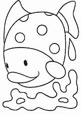 Coloring Pages Fish Puffer Clipart Popular Pufferfish Library Coloringhome sketch template