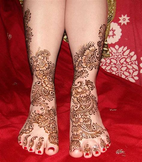 Bridal Mehndi Design For Foot 2012 ~ Fashion World Design