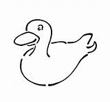 Duck Coloring Outline Rubber Pages Printable Girl American Ducks Color Saige Supercoloring Duckling sketch template