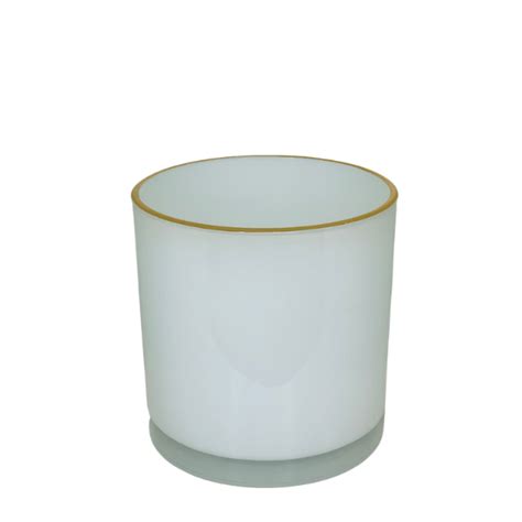 White Glass Vase Design 7 Nat