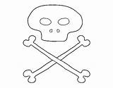 Pirate Skull Coloring Coloringcrew Book sketch template