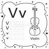 Tracing Violin sketch template