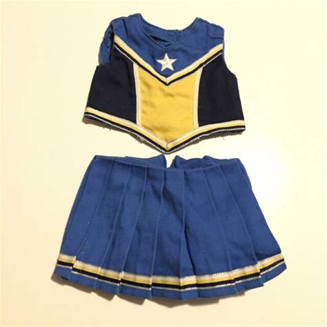 American Girl Of Today Doll Blue And Gold Cheerleading Outfit A37 19