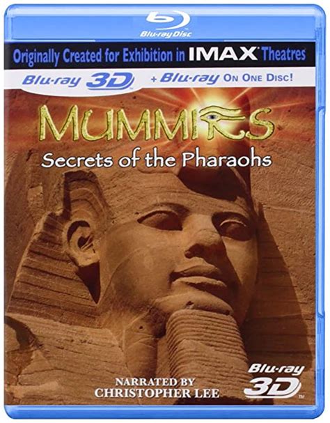 imax mummies secrets of the pharaohs blu ray blu ray 3d