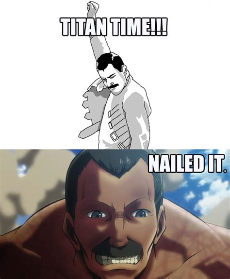 Freddie Mercury In My Titans Attack On Titan